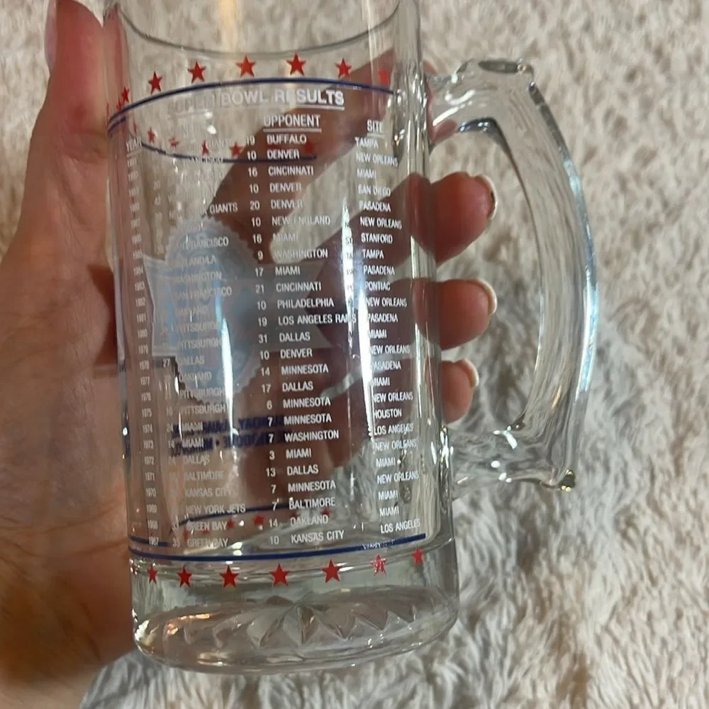 1992 Super Bowl beer mug
